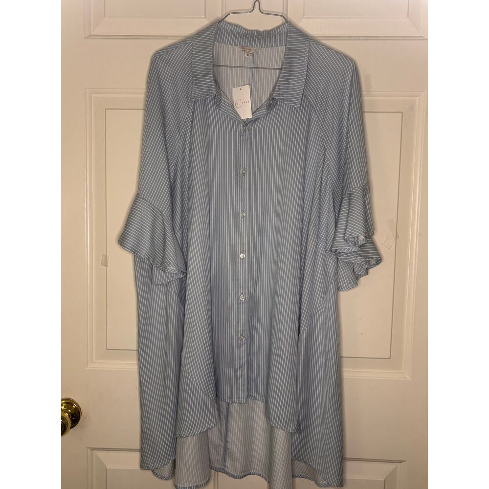 Ruffled Sleeves. Brand - EST. 1946. NWT. Shirt/Dress!